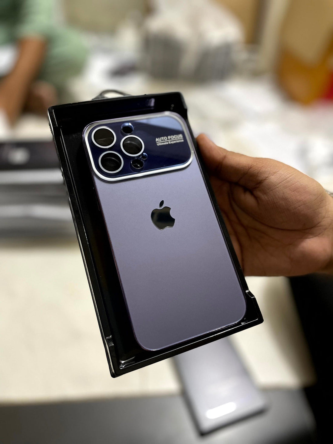 Flex New Concept Window Case For iPhone 13 Pro Max (Apple Logo) - Flex