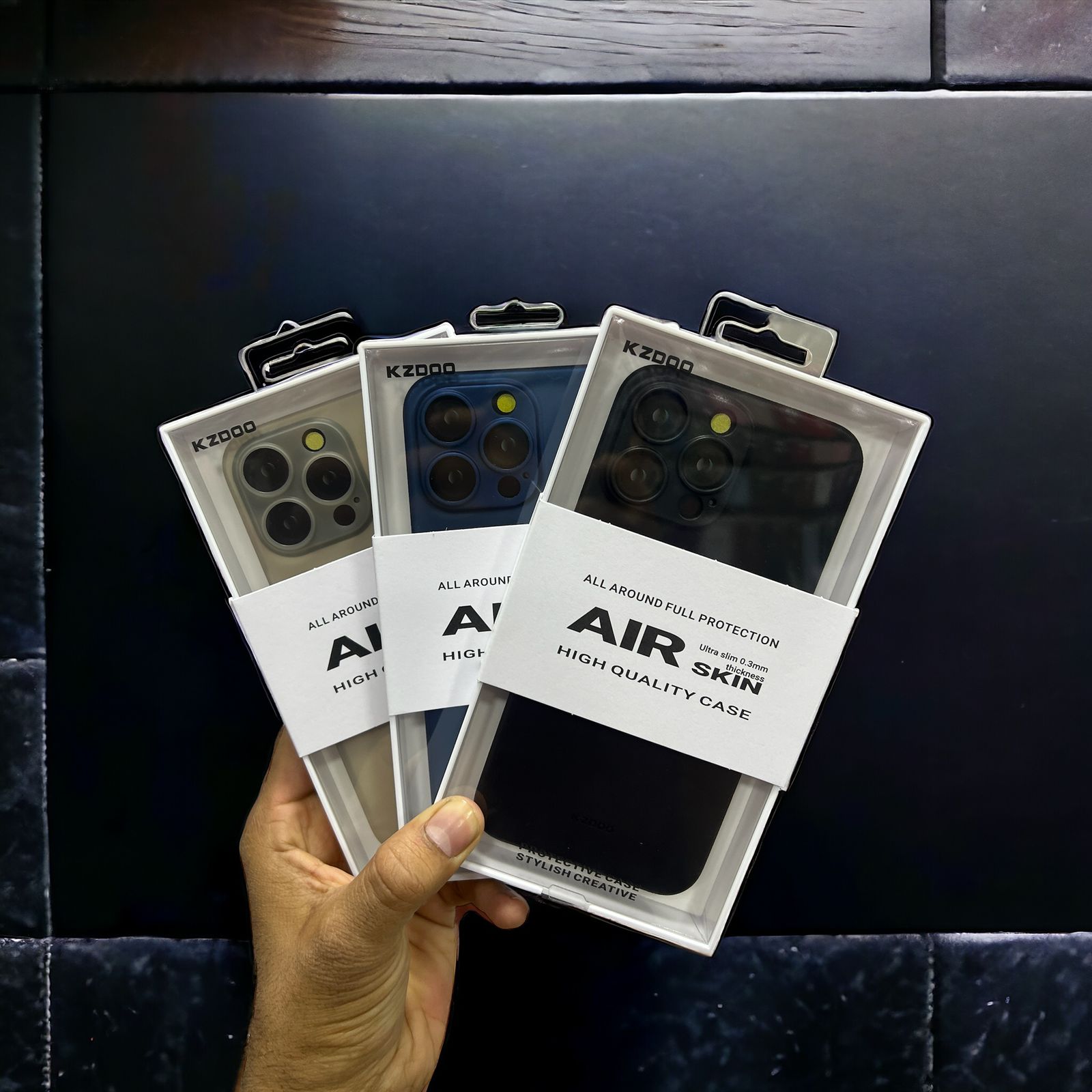 iPhone専用 K Doo Iphone Skin Case Air Skin Case Black For Iphone 15 Pro Max