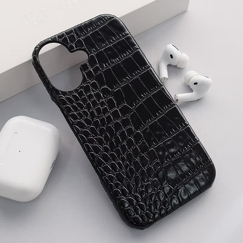 Flex Signature Croc Leather Case