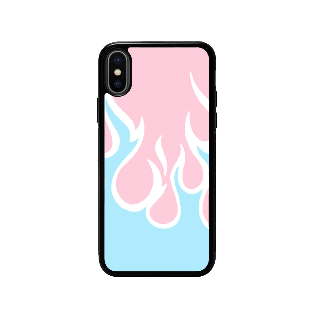 Flex Baby Blue Flames iPhone X/Xs