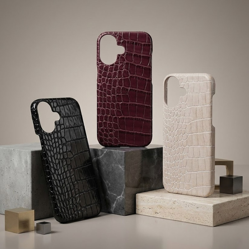 Flex Signature Croc Leather Case