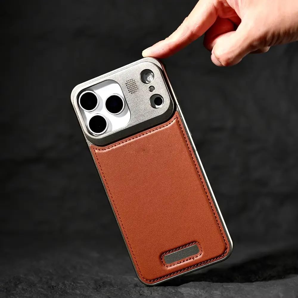 Metal MagSafe Leather Perfume Case