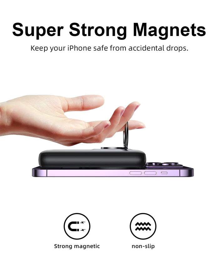 JOYROOM 20W Magnetic Wireless Power Bank with Ring Holder