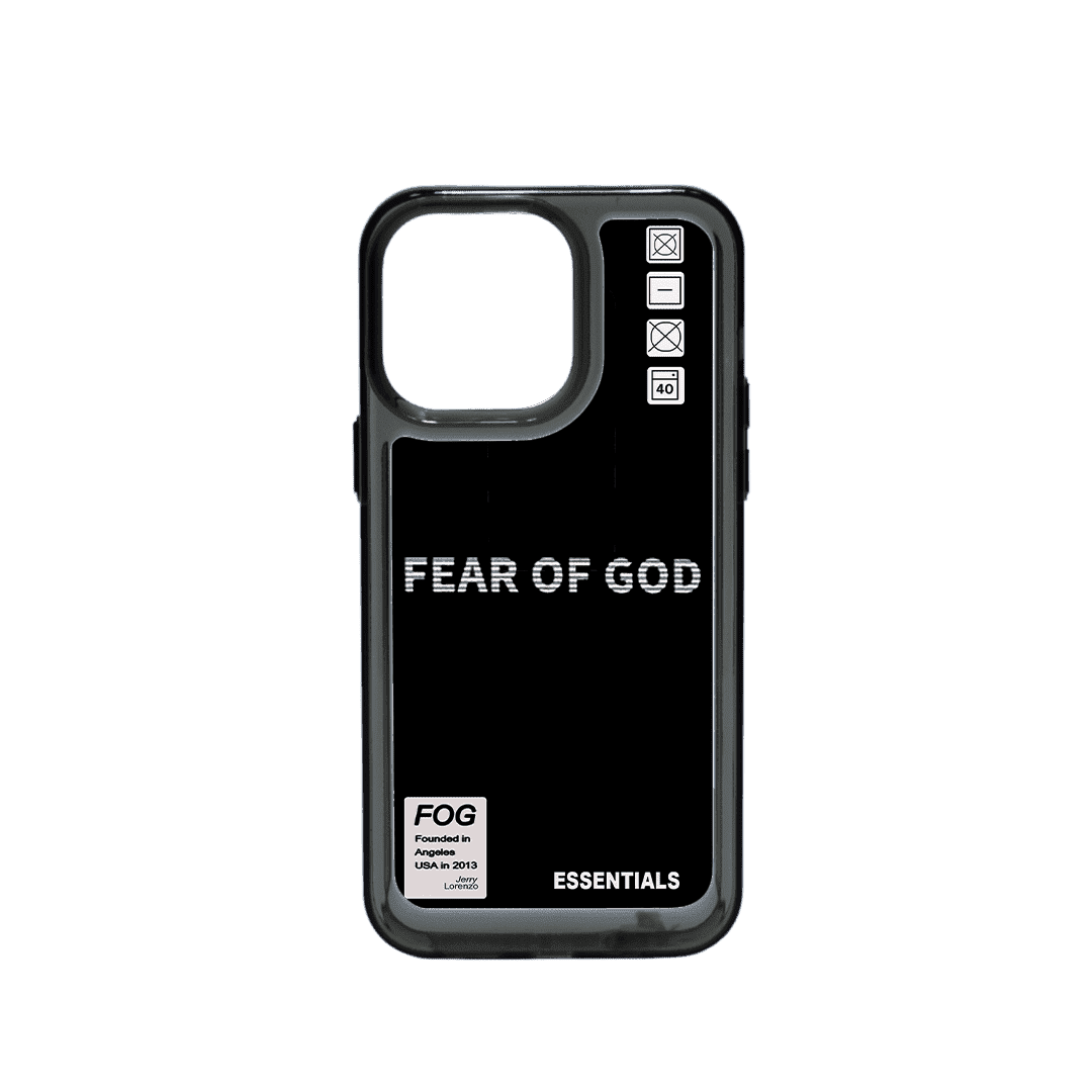 Fear of God (Black Shade) For IPhone 13 Pro Max - Flex