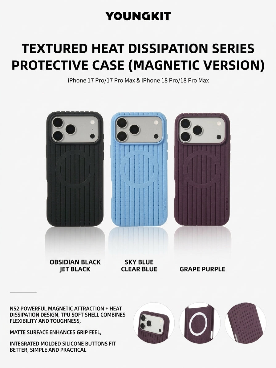 YOUNGKIT Textured Heat Dissipation Case
