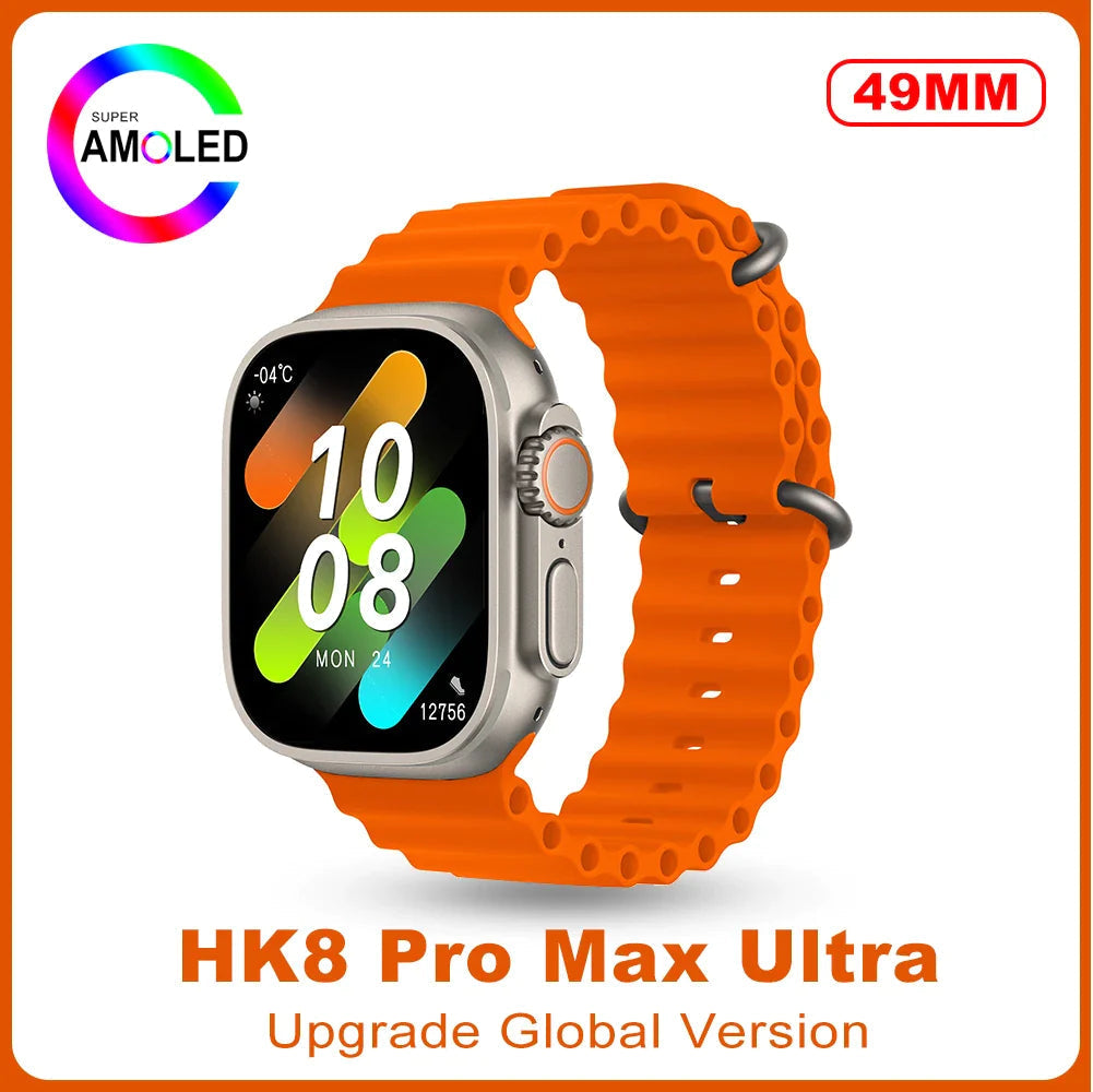 HK8 Pro Max Ultra Smart watch 49mm 2.12? Compass - Flex