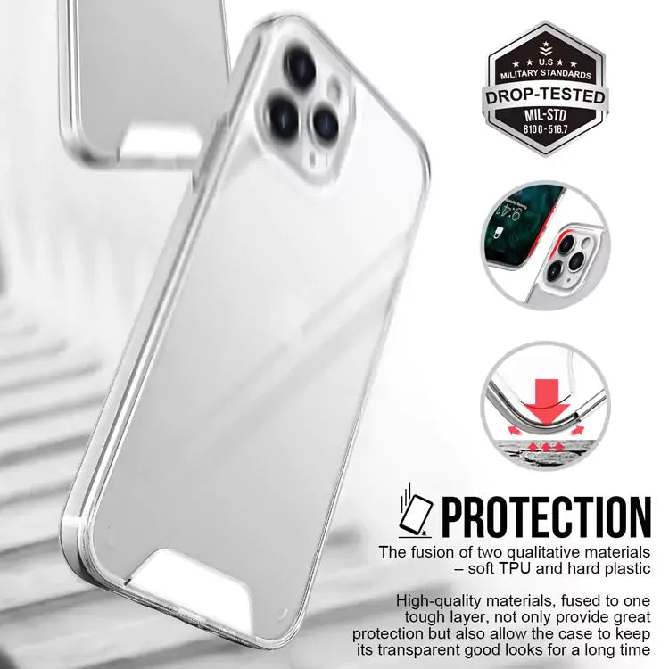 Space Transparent Crystal Clear Case For IPhone Xs Max - Flex