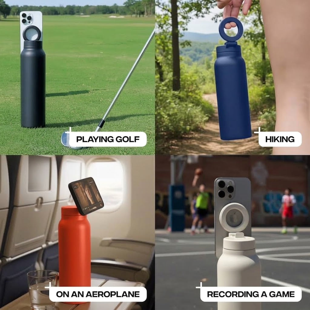Flex Magnetic Water Bottle For Content Creators (24oZ)