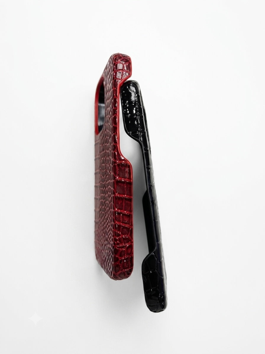 Flex Signature Croc Leather Case