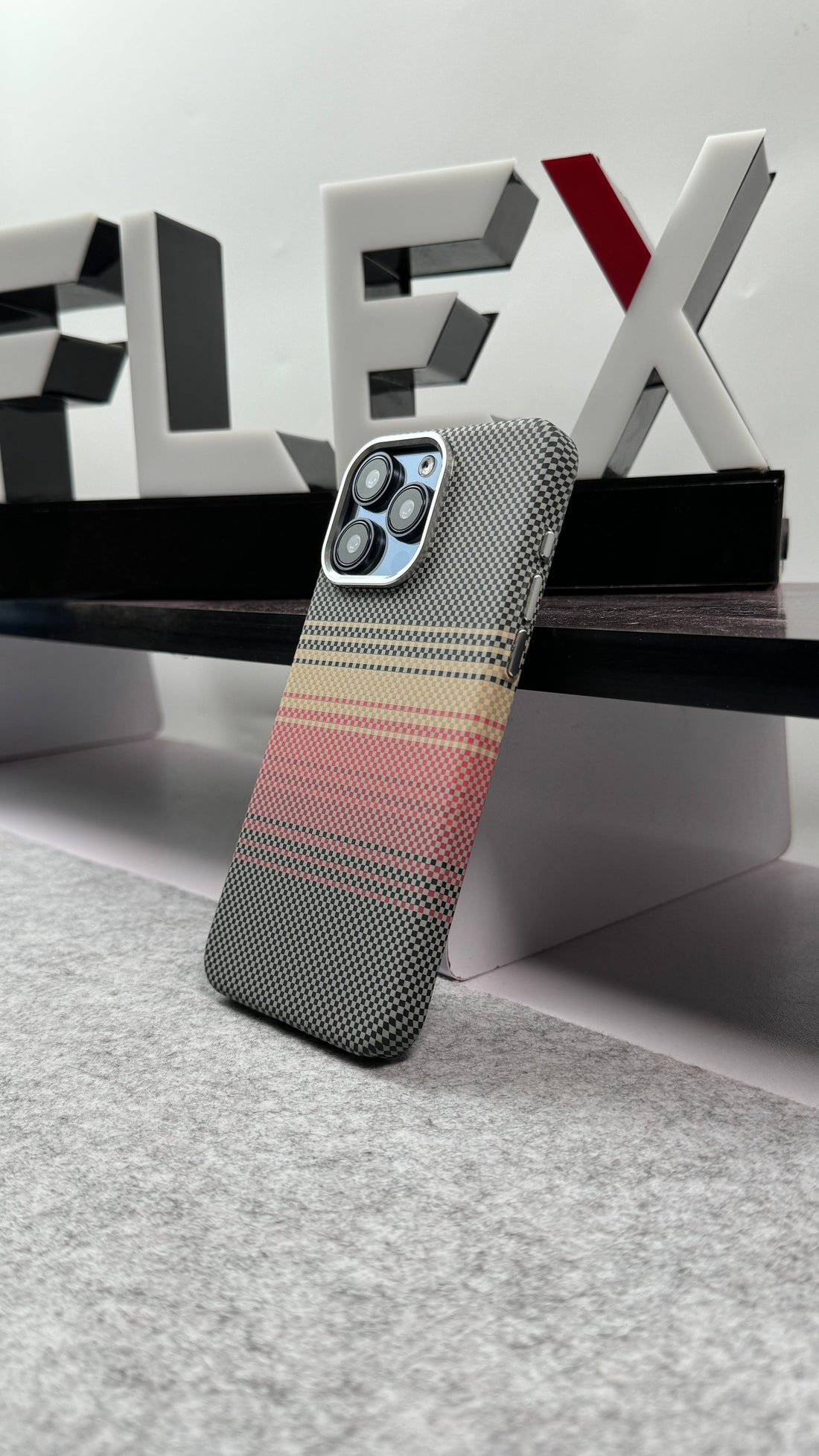 Flex Berlia Kevlar Magsafe Case For Iphone 15 pro max