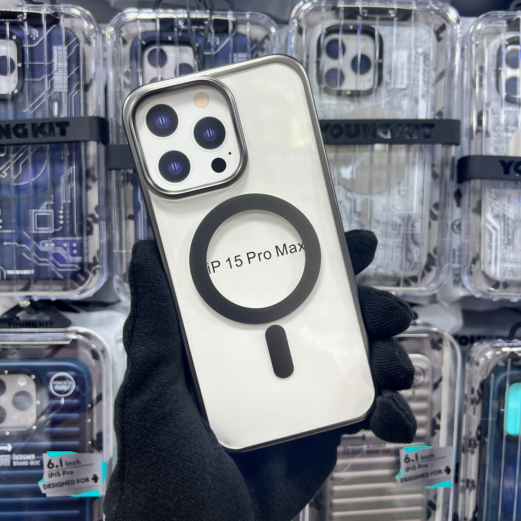 Flex Natural Titanium Magsafe Case For Iphone 15 Pro Max - Flex