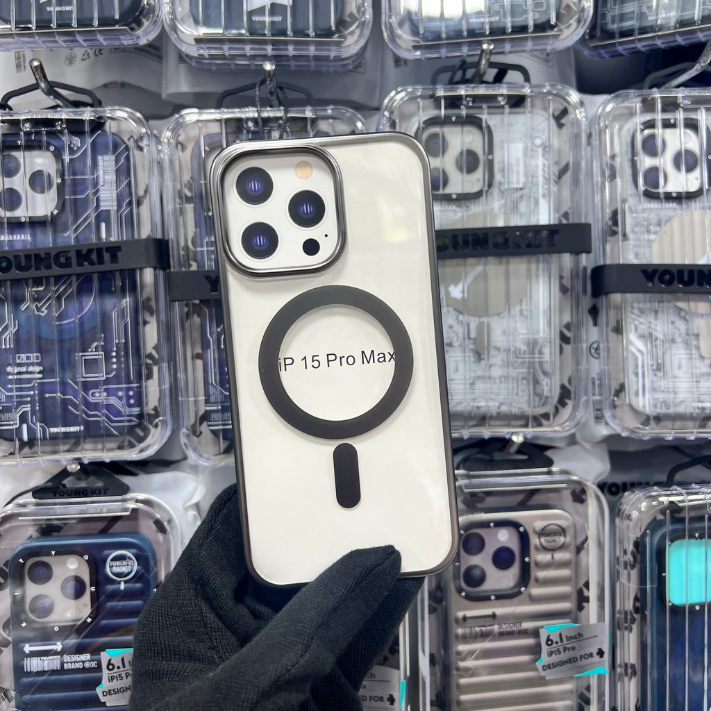 Flex Natural Titanium Magsafe Case For Iphone 15 Pro Max - Flex