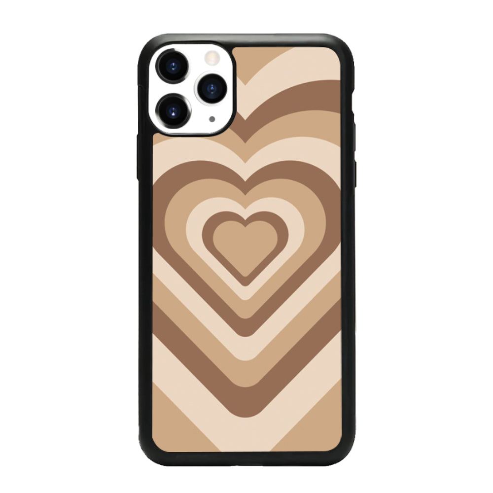 Flex Light Brown Heart  iPhone 12 Pro