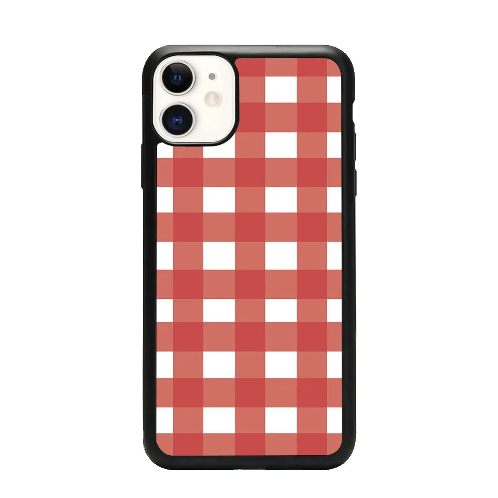 Flex Red Plaid iPhone 12