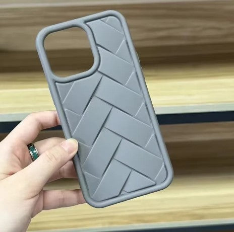 Flex Luxury Weave Pattern Silicon Case For Iphone Models
