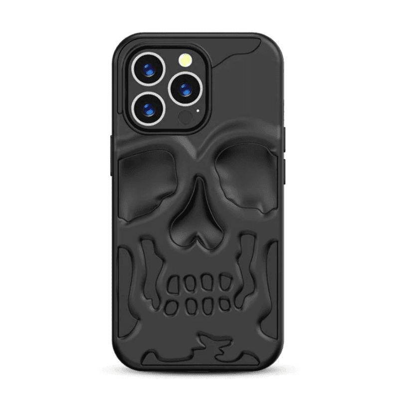Iphone 12 Pro Max Electroplating Skull Case - Flex