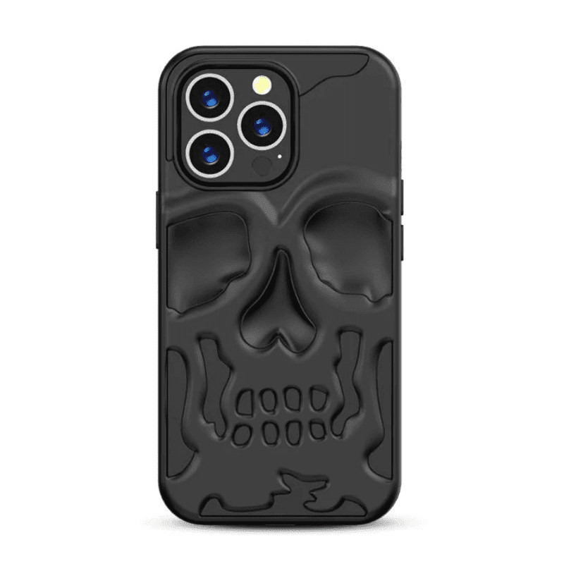 Iphone 11 Pro Max Electroplating Skull Case - Flex