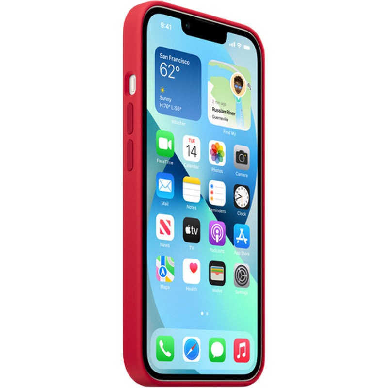 Apple Silicon Case Red For IPhone 15 Pro Max - Flex
