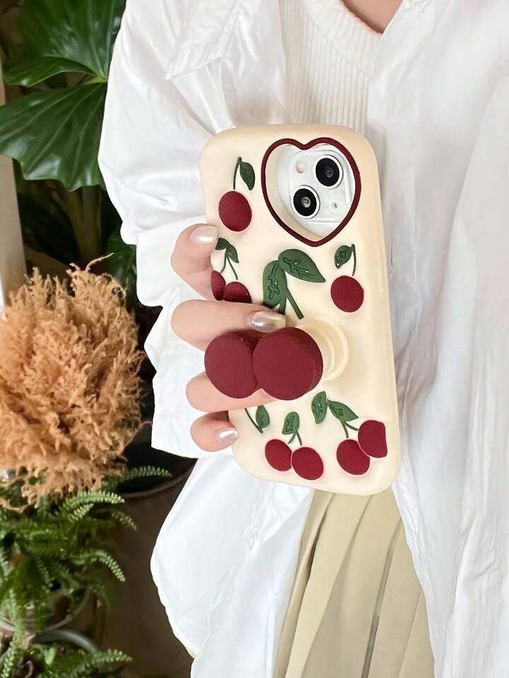Flex Cherry Holder Case For IPhone