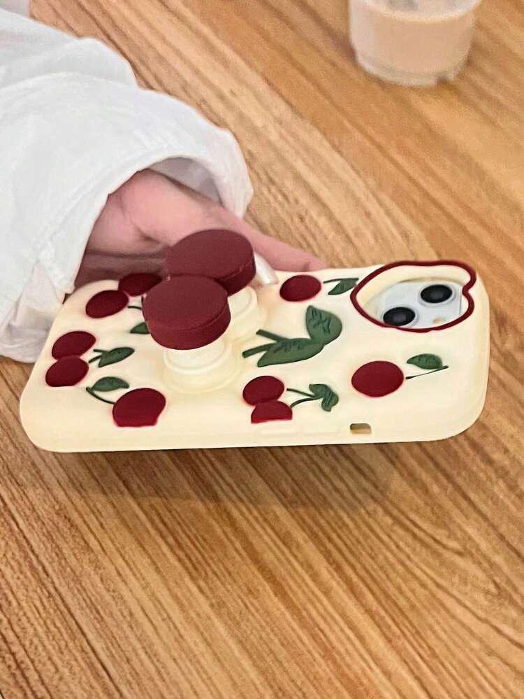 Flex Cherry Holder Case For IPhone