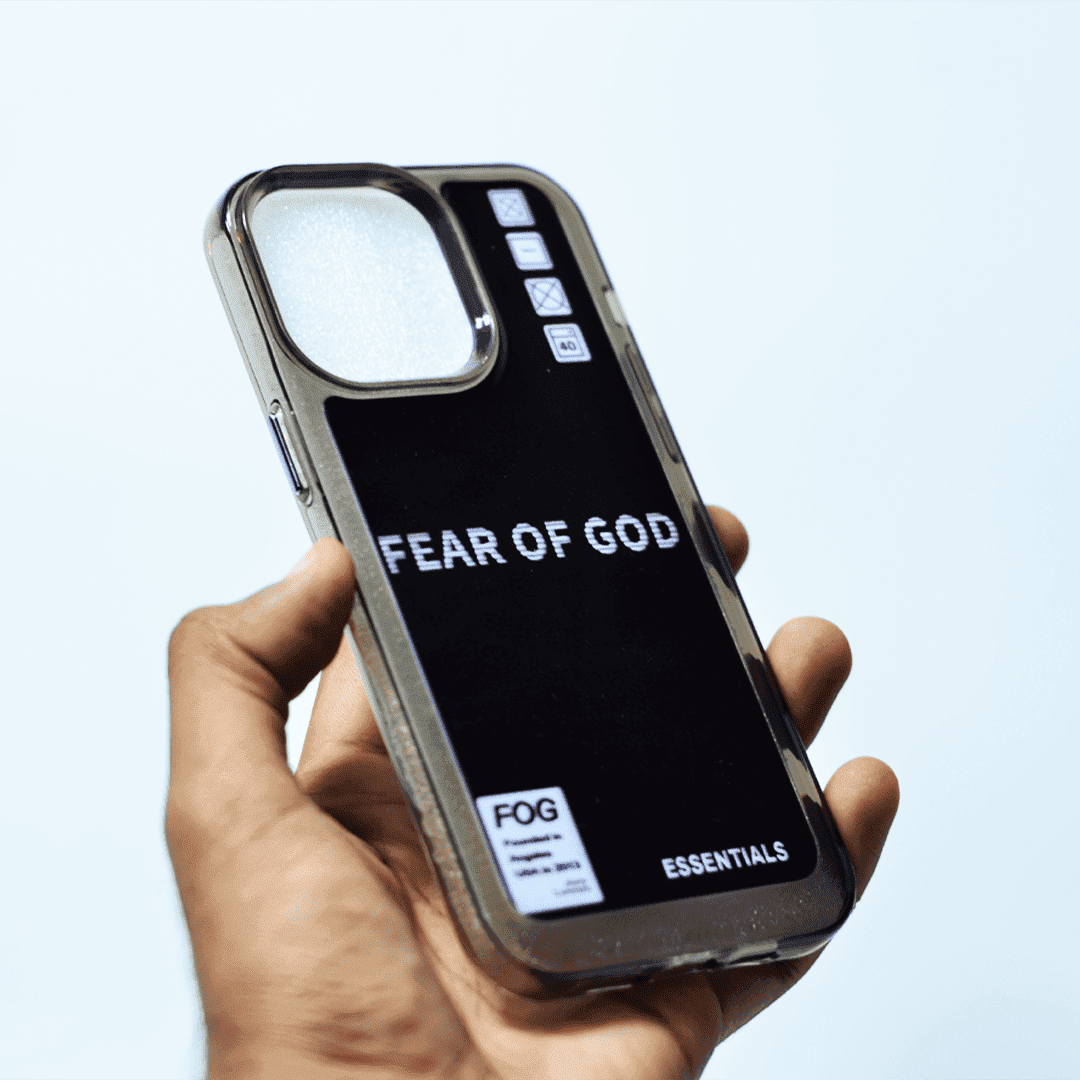 Fear of God (Black Shade) For IPhone 13 Pro Max - Flex