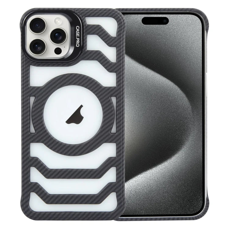 Flex Carbon Fiber Pattern Camera Stand Case iphone 16