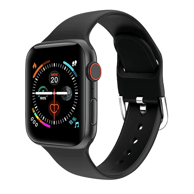 Watch 7 1 1 DT no 1 Bezzel less Smart Watch Black White Flex