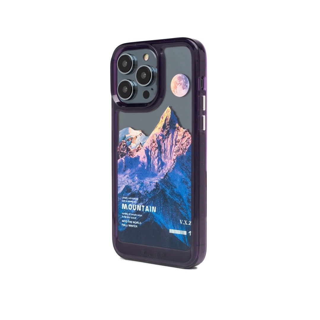 FLEX Deep Purple Mountain Acrylic Case for Iphone - Flex
