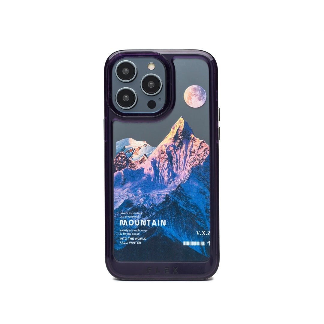 FLEX Deep Purple Mountain Acrylic Case for Iphone - Flex