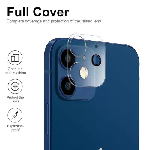 High-Quality Lens Protector Tempered Glass For Iphone Models - Flex