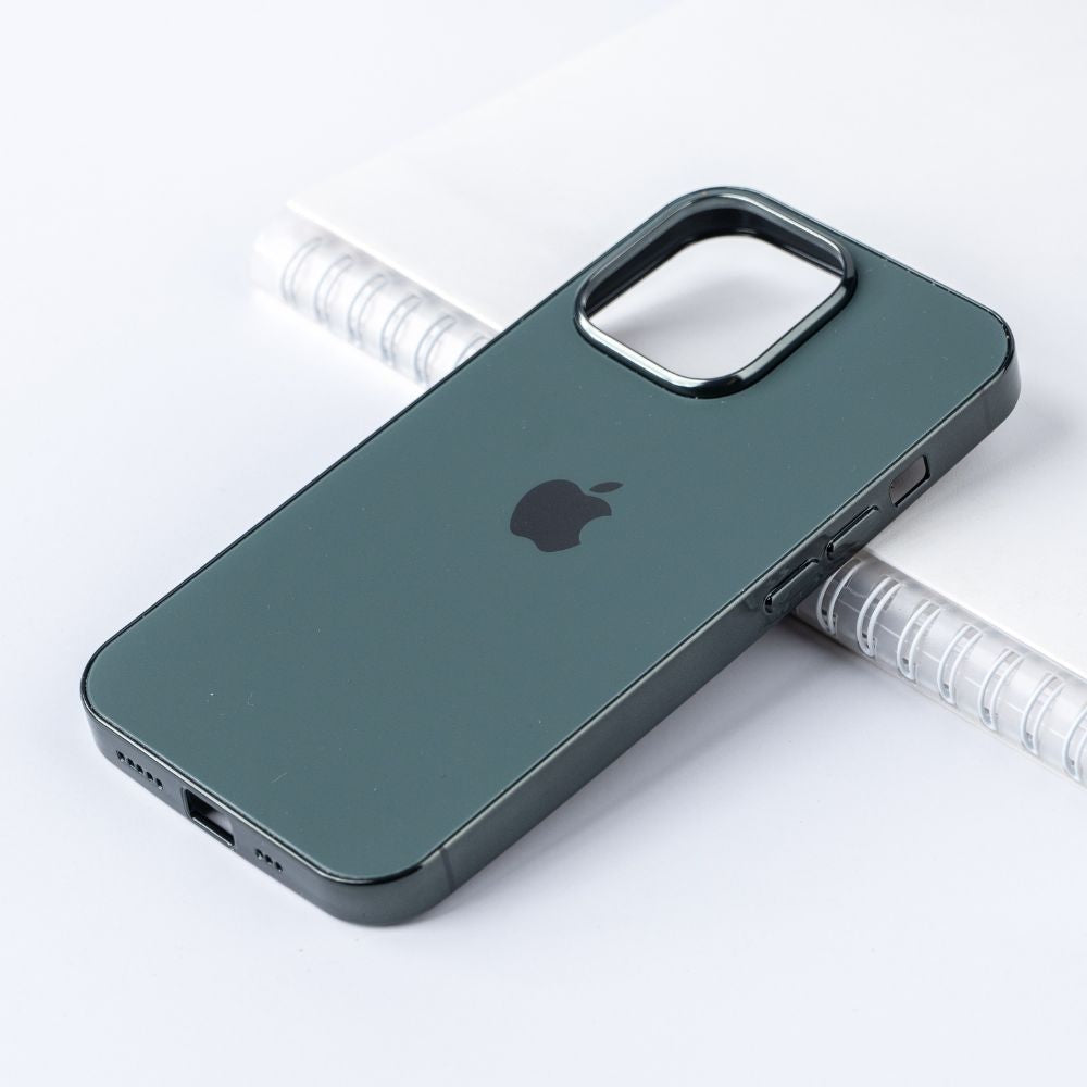 Matte Silicone My case With Chrome Sides For iPhone - Flex