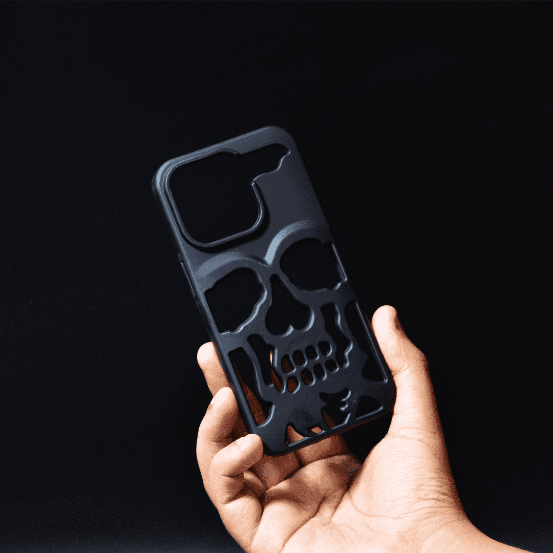 Iphone Electroplating Skull Case - Flex
