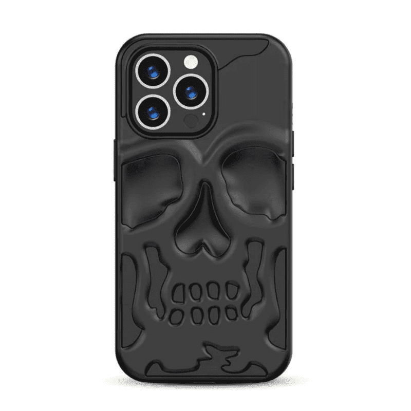Iphone 14 Pro electroplating Skull Case - Flex
