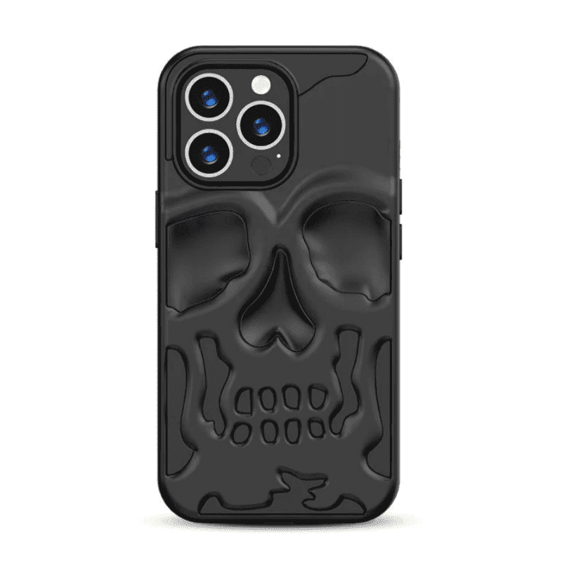 Iphone 13 Pro Max Electroplating Skull Case - Flex