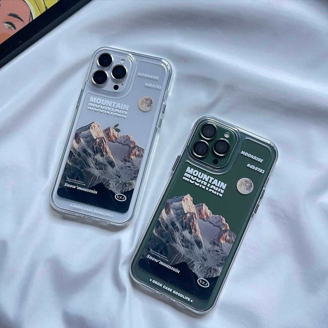 Iphone Acrylic transparent (Mountain Series) - Flex